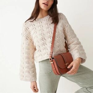 & Other Stories Chunky Cropped Sweater